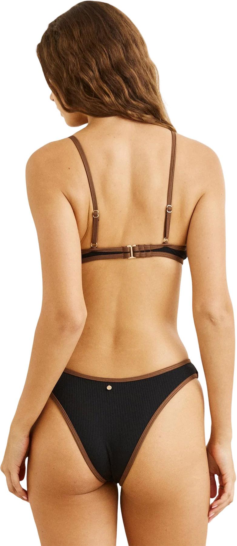 Product gallery image number 2 for product Lily Rib Contrast Bralette Bikini Top - Women's