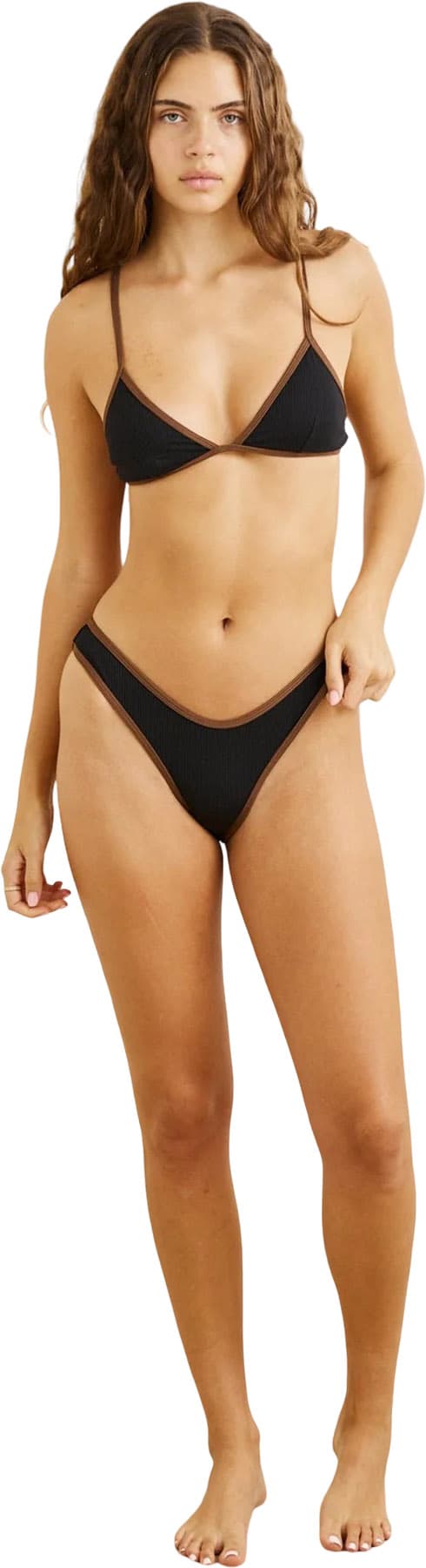 Product image for Lily Rib Contrast Bralette Bikini Top - Women's