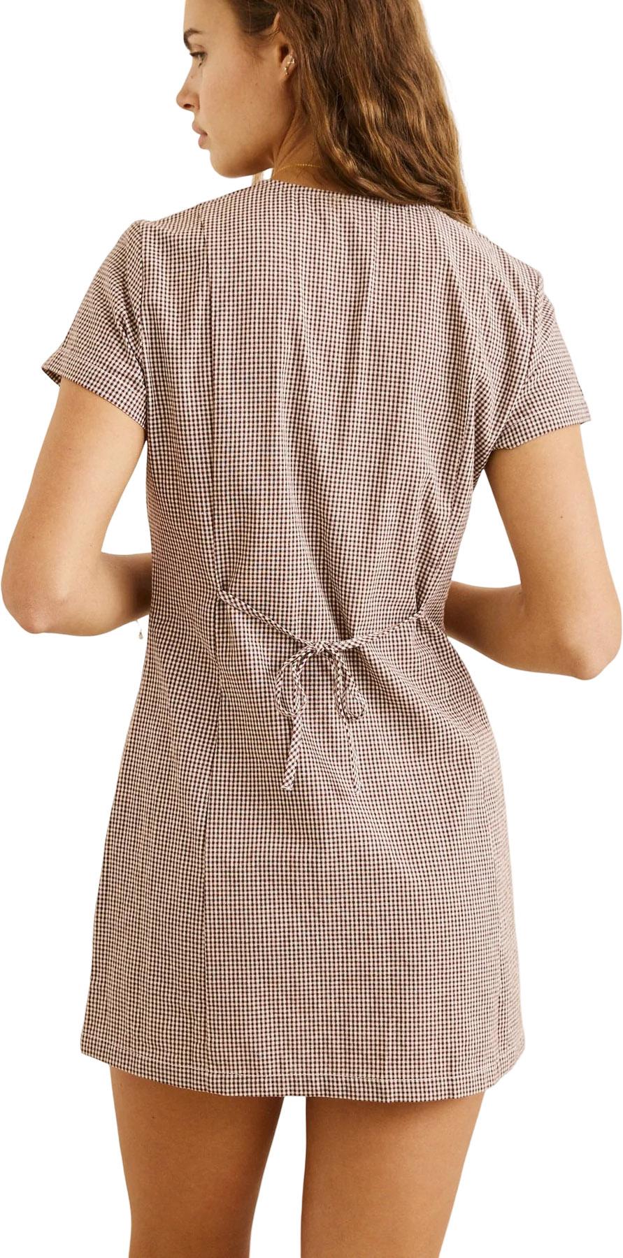 Numéro de l'image de la galerie de produits 2 pour le produit Robe-chemise boutonnée sur le devant à carreaux London - Femme
