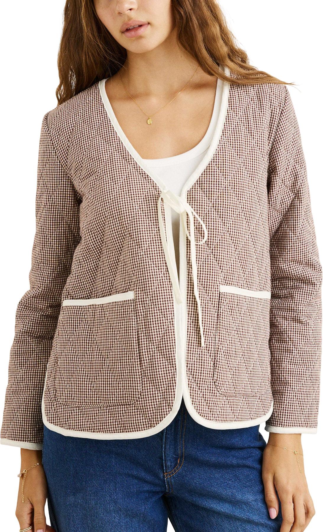 Product image for London Check Reversible Quilted Jacket - Women's