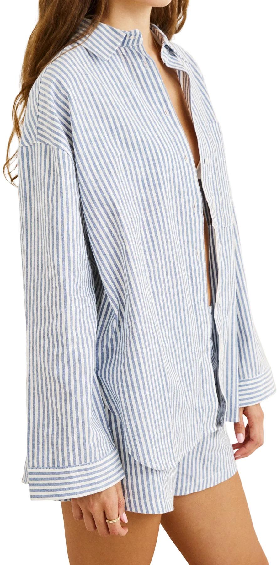 Numéro de l'image de la galerie de produits 3 pour le produit Chemise surdimensionnée à rayures Vista - Femme  
