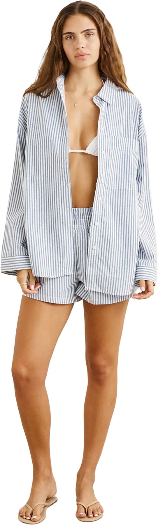 Image de produit pour Chemise surdimensionnée à rayures Vista - Femme  
