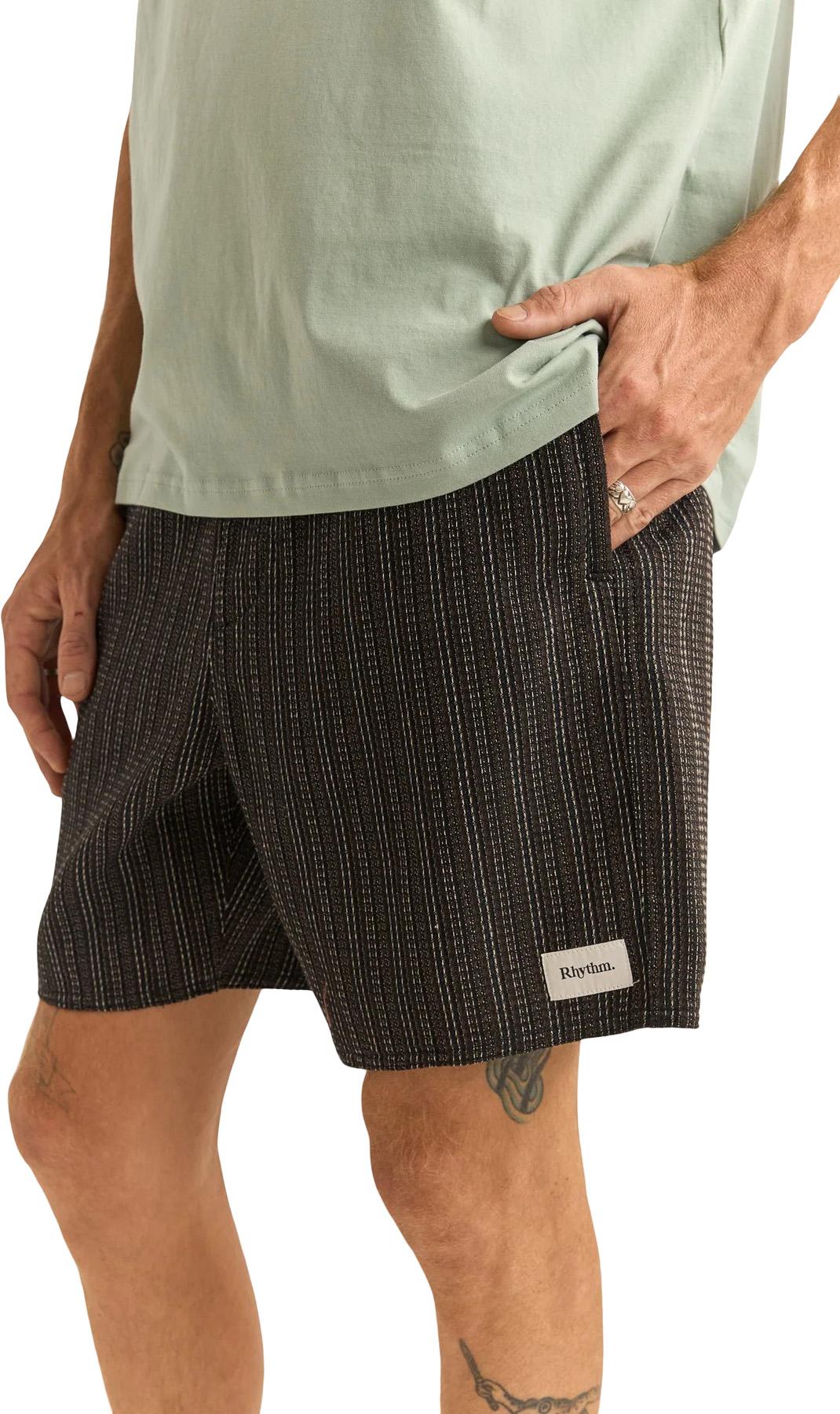 Product gallery image number 4 for product Linen Jacquard Stripe Jam Shorts - Men's