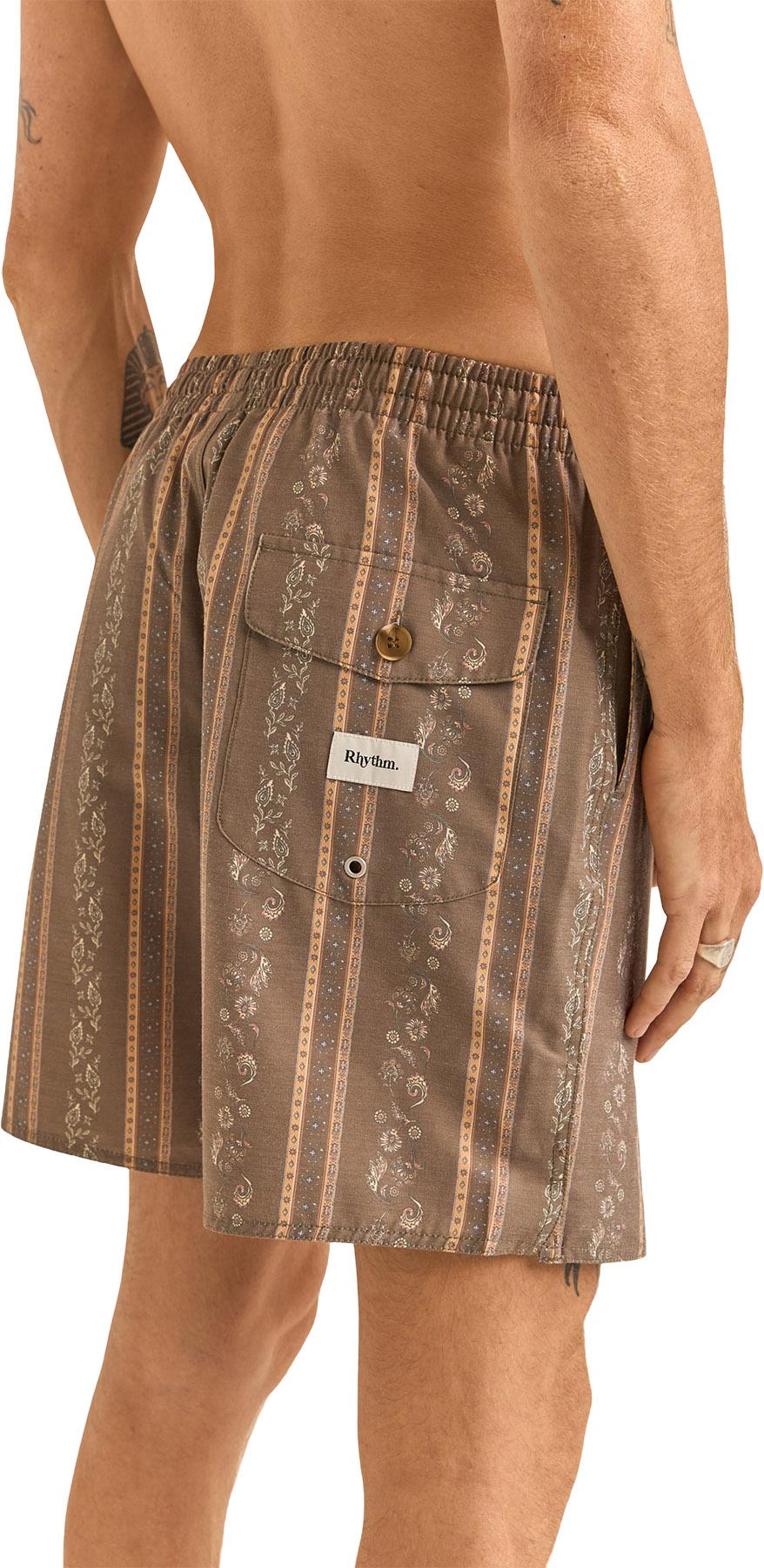 Product gallery image number 2 for product Paisley Stripe Beach Shorts - Men's