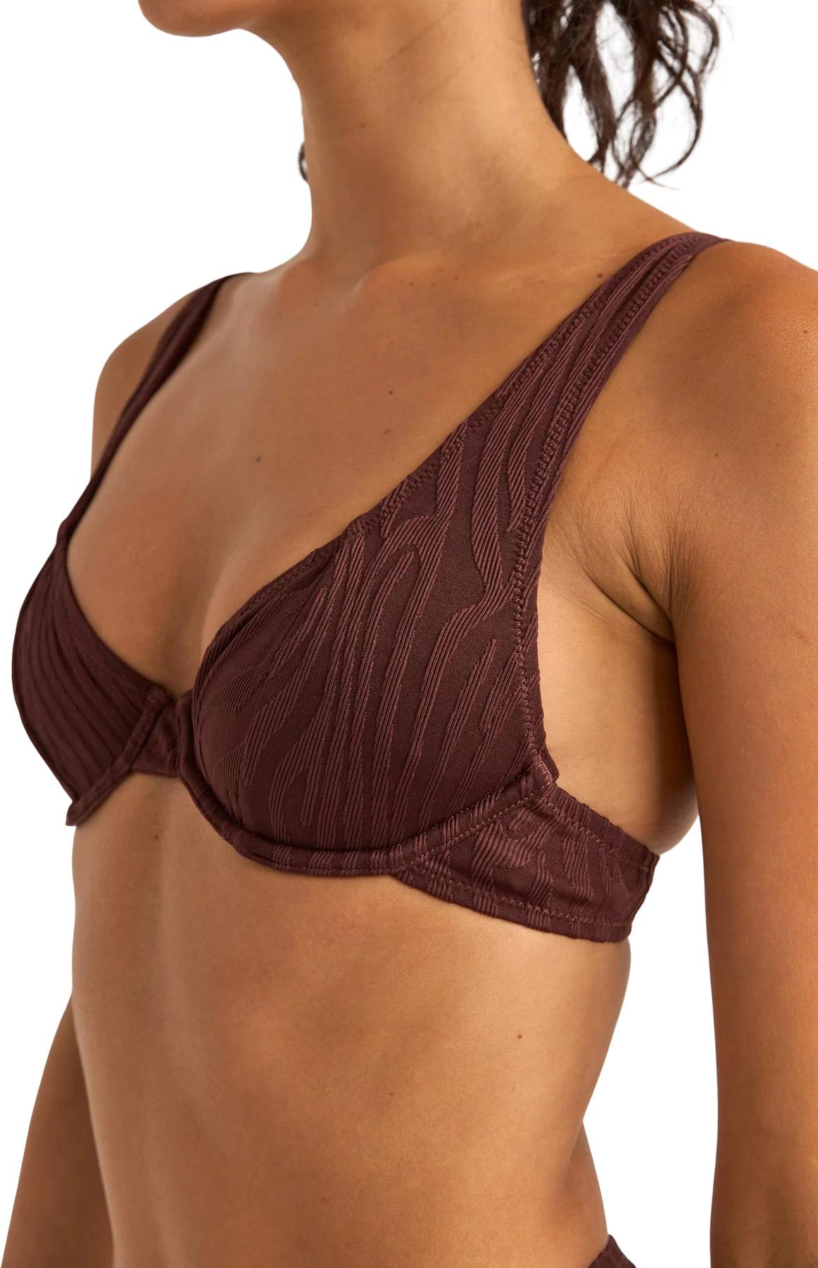 Product gallery image number 3 for product Amazon Panelled Underwire Swim Top - Women's