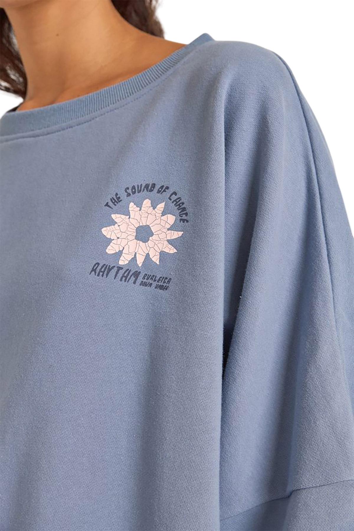 Product gallery image number 2 for product Washed Out Slouch Fleece Sweatshirt - Women's