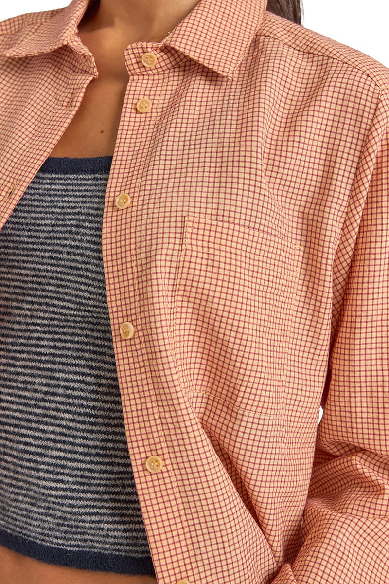 Numéro de l'image de la galerie de produits 4 pour le produit Chemise surdimensionnée à carreaux Winnie - Femme