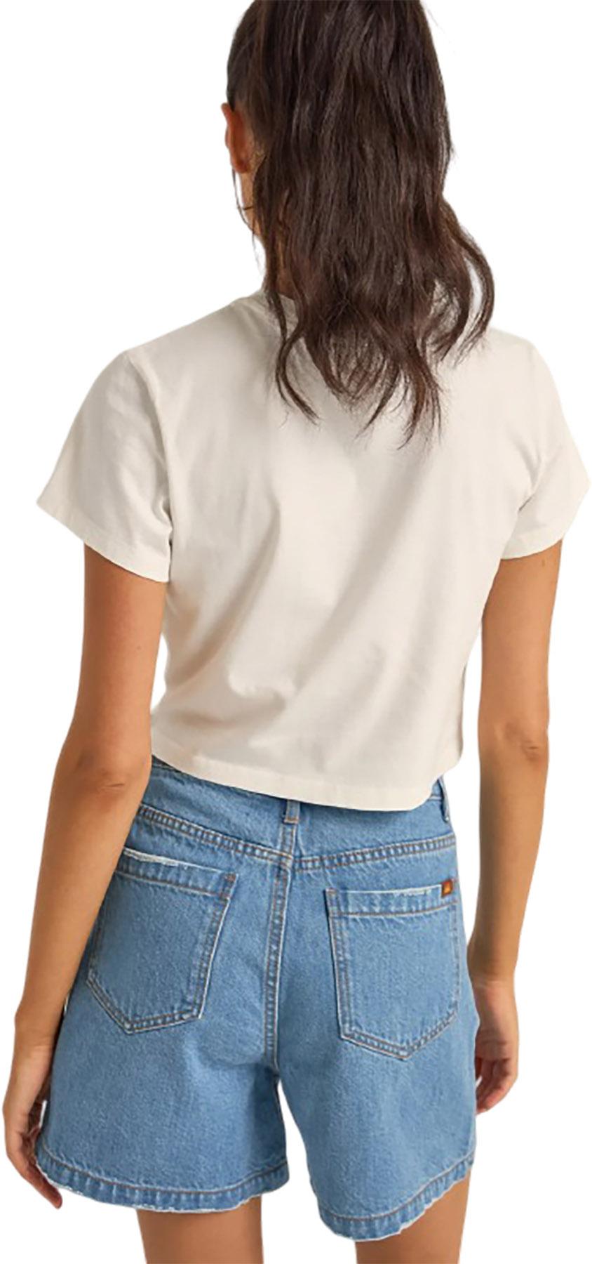 Numéro de l'image de la galerie de produits 3 pour le produit T-shirt à col rond écourté Daisy - Femme