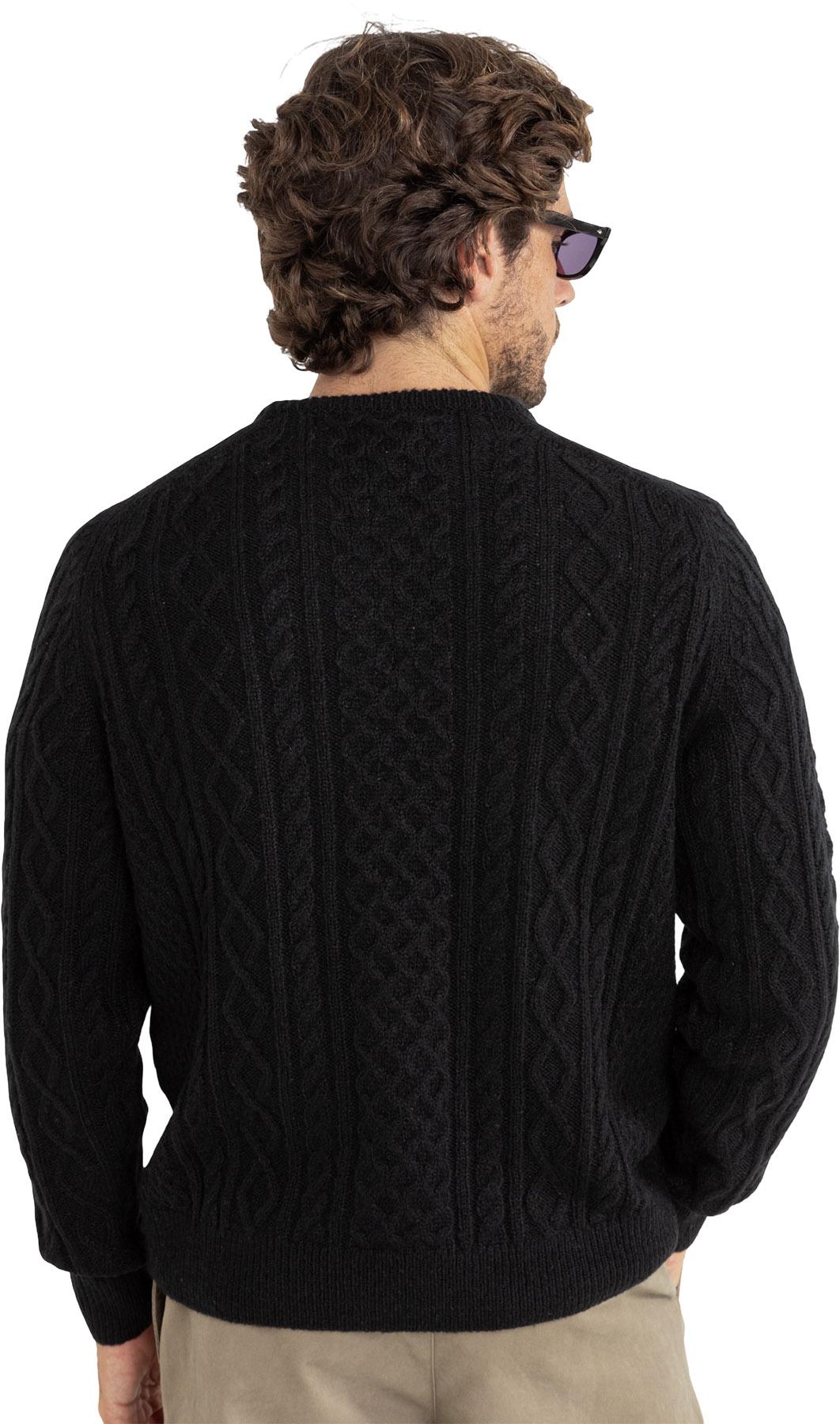 Product gallery image number 2 for product Mohair Fishermans Knit Pine Sweater - Men's