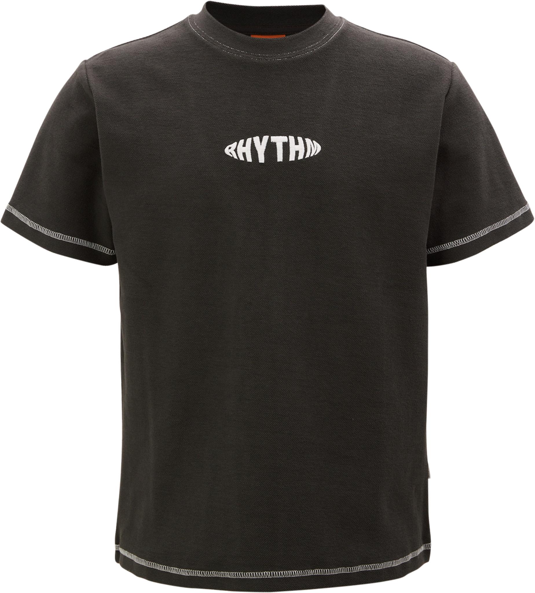 Product image for T-shirt à manches courtes en tissu éponge à coutures contrastées - Homme