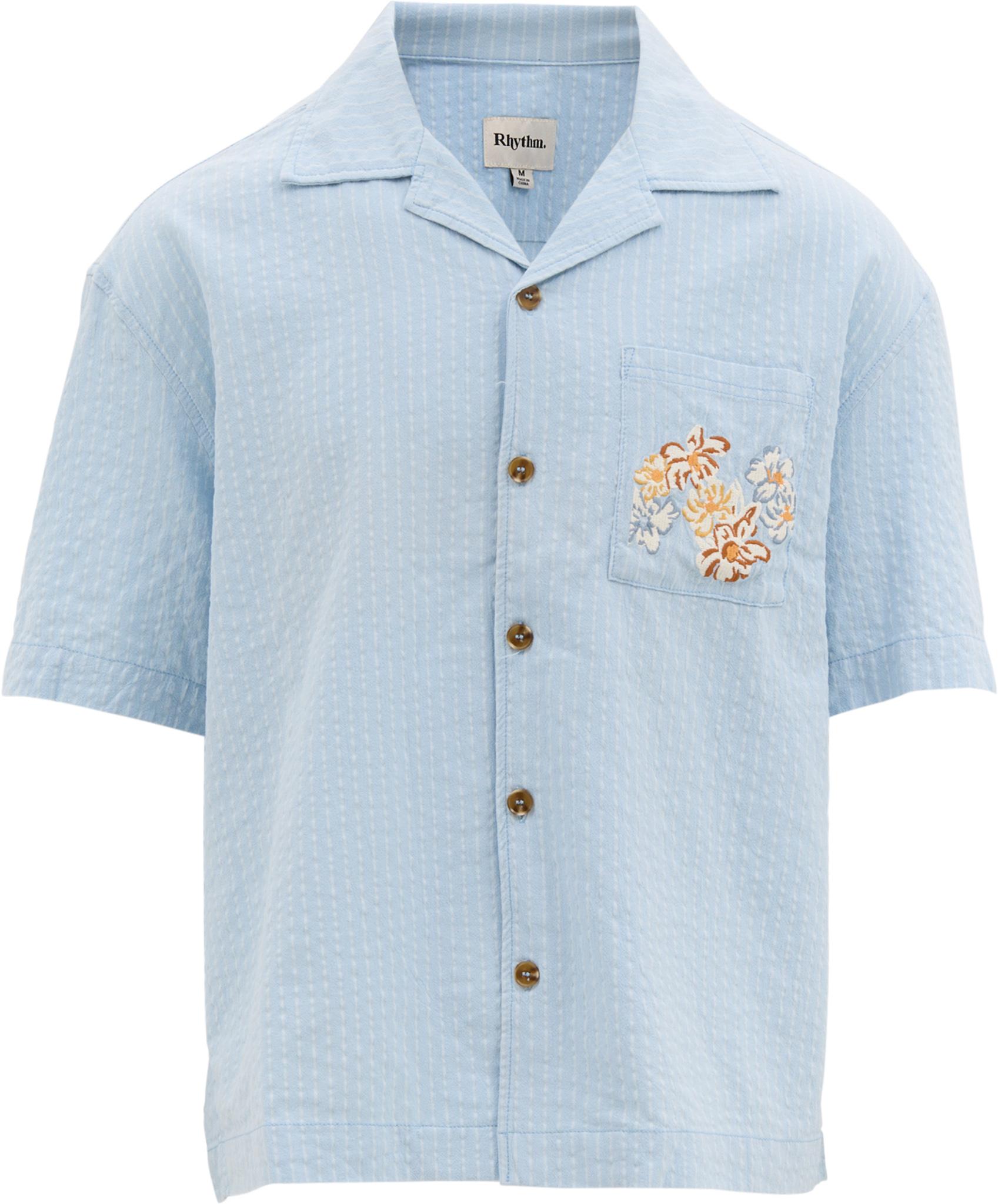 Product image for Relaxed Flower Textured Short Sleeve Shirt - Men's