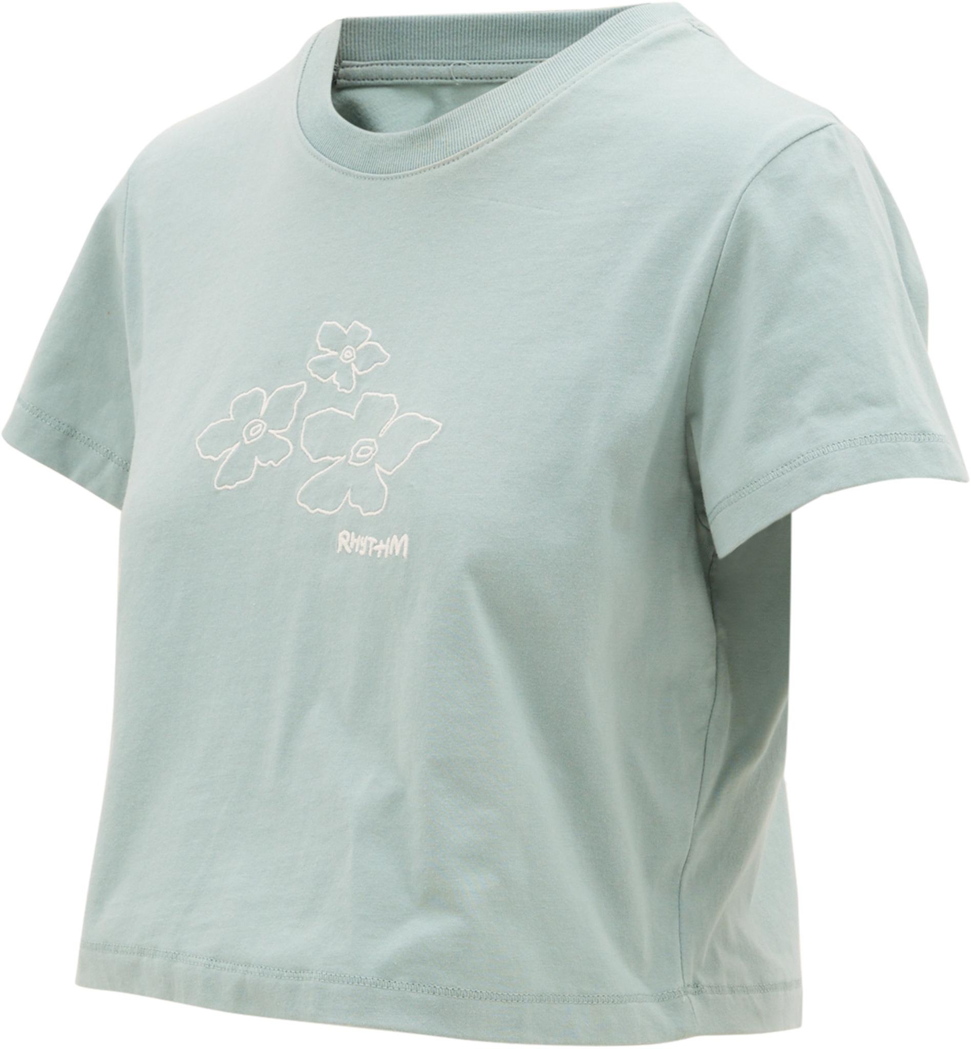 Product image for Embroidered Rhythm Crop Crew Neck T-Shirt - Women's