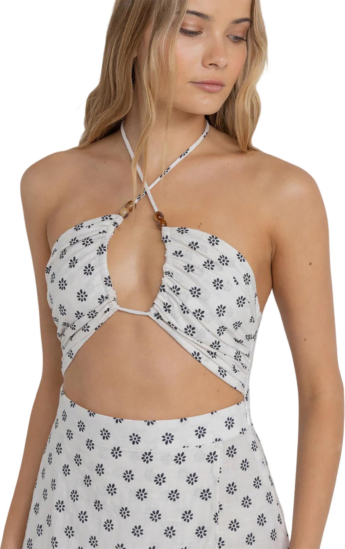 Product gallery image number 3 for product Domino Floral Cutout Maxi Dress - Women's