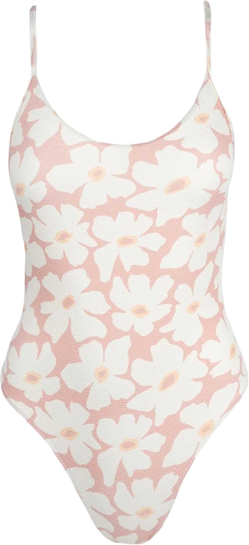 Image de produit pour Maillot de bain une pièce à dos croisé fleuri Mimi - Femme