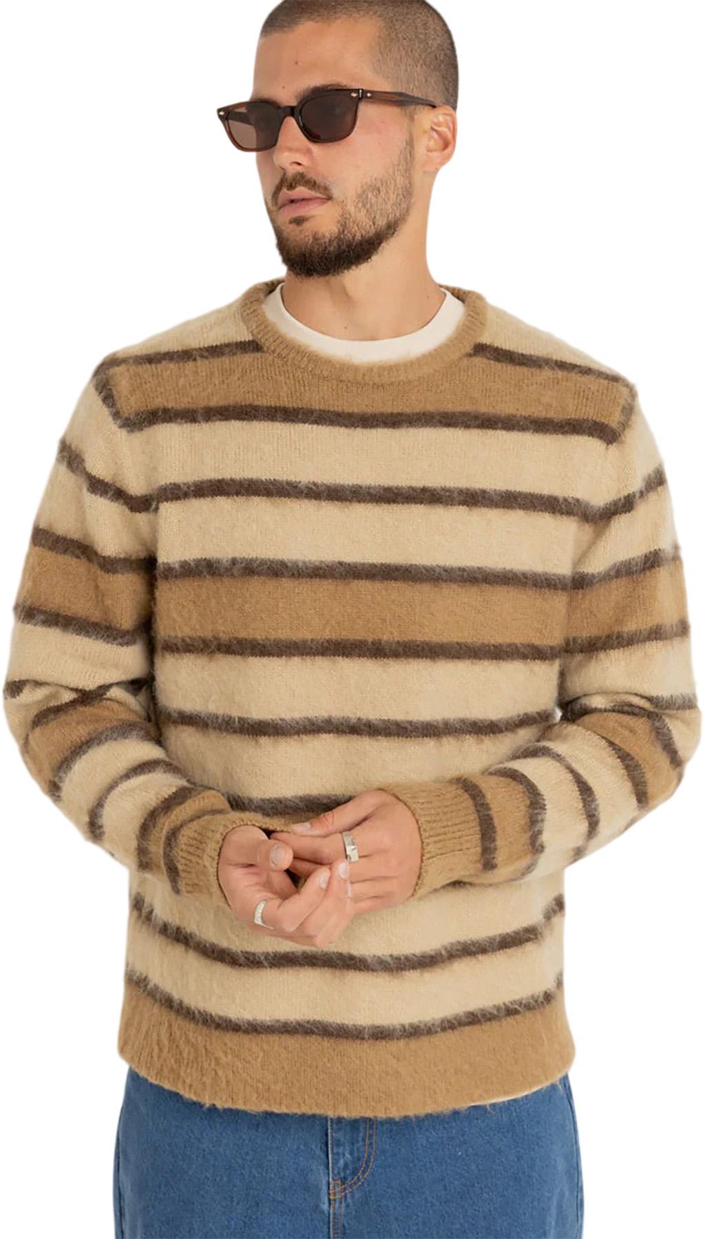 Product gallery image number 3 for product Mohair Striped Knit Sweater - Men's