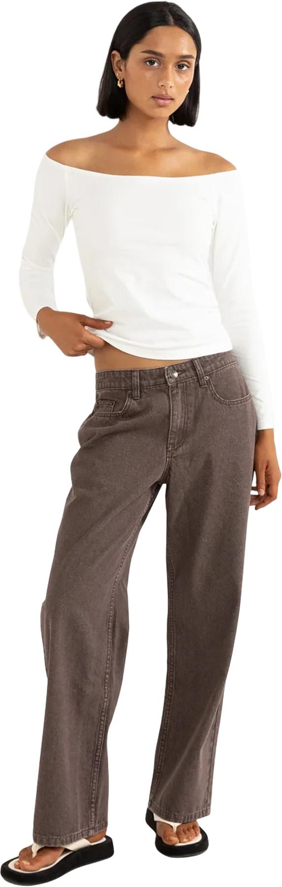 Product gallery image number 3 for product Iris Off Shoulder Long Sleeve Jersey Top - Women's