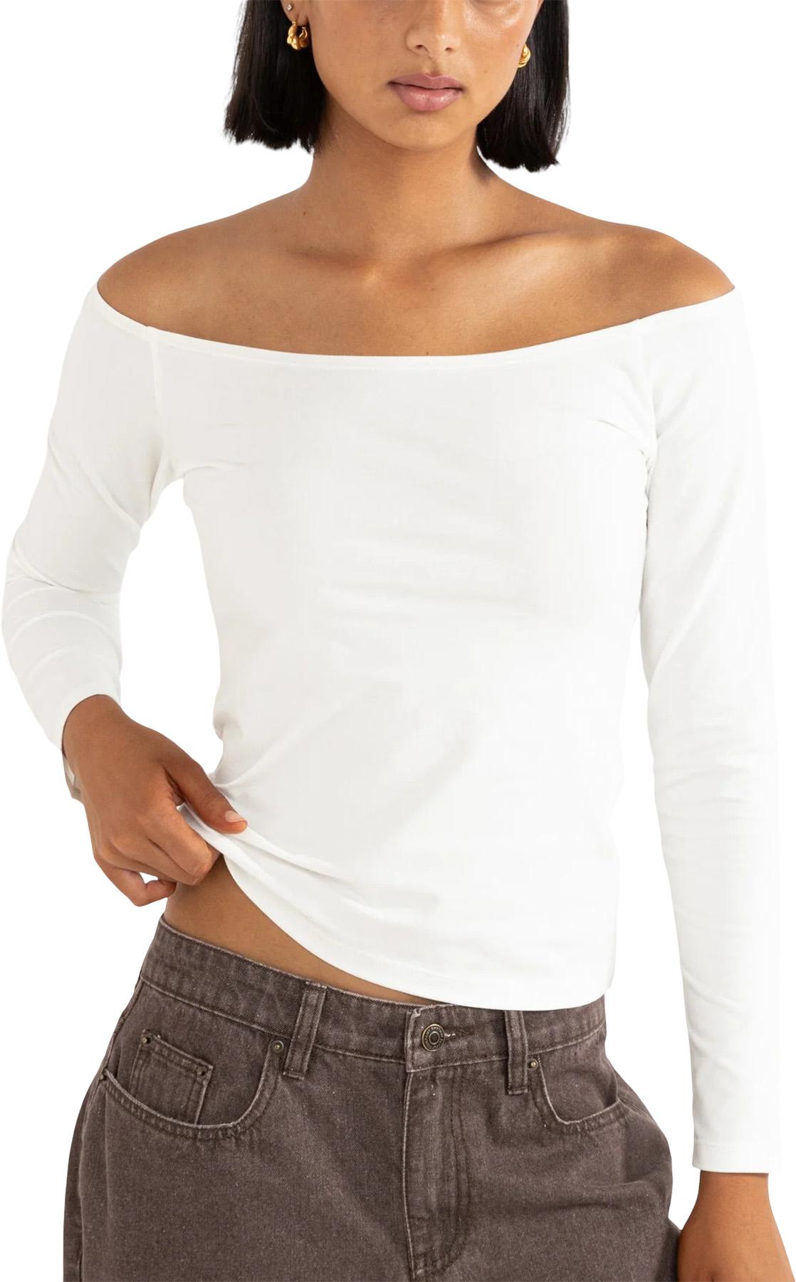 Product image for Iris Off Shoulder Long Sleeve Jersey Top - Women's