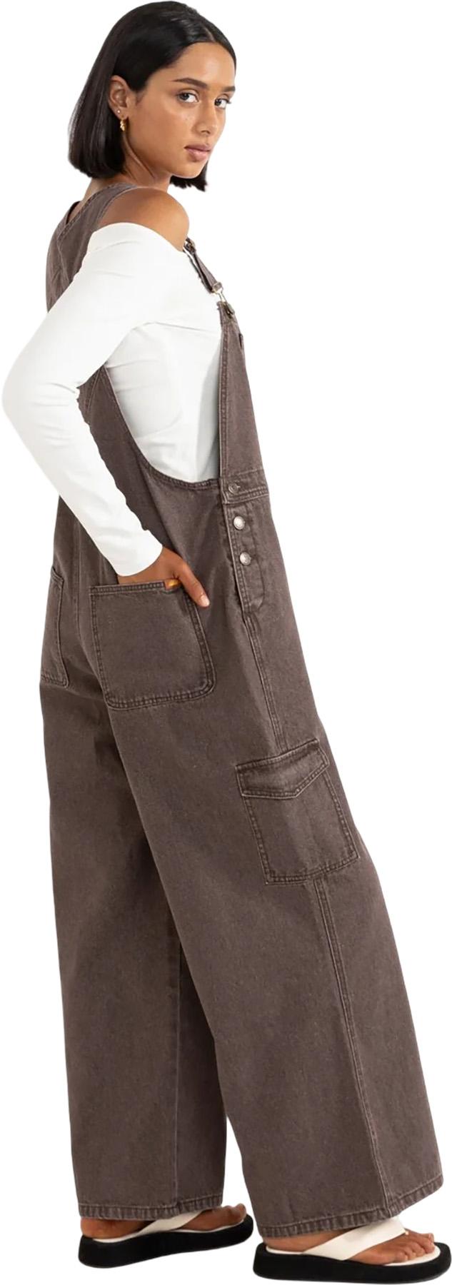 Product gallery image number 4 for product Charlie Wide Leg Cargo Overalls - Women's