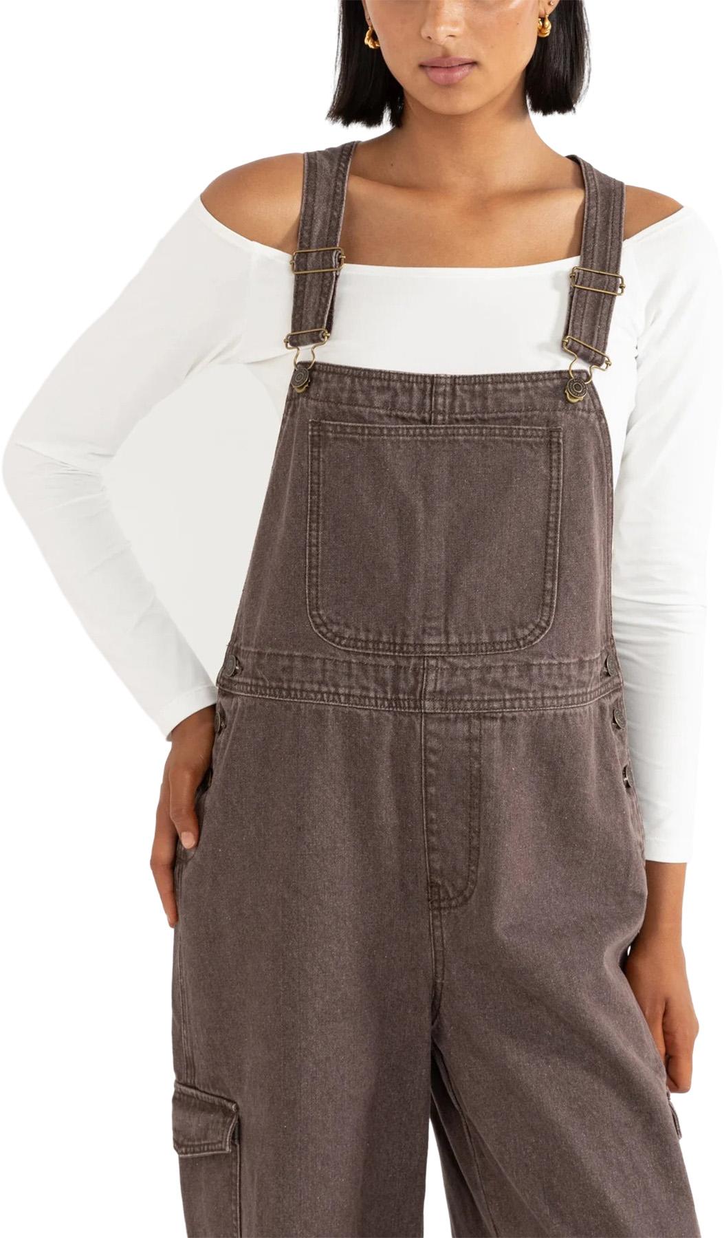 Product gallery image number 2 for product Charlie Wide Leg Cargo Overalls - Women's