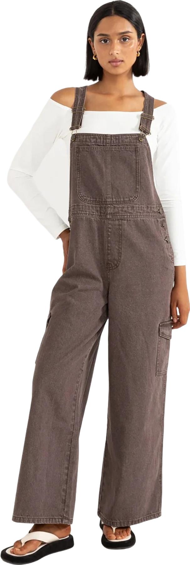 Product gallery image number 1 for product Charlie Wide Leg Cargo Overalls - Women's