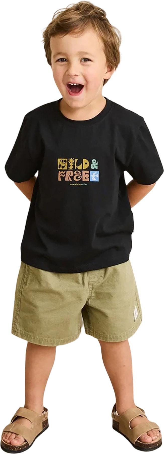 Product image for Wild and Free Short Sleeve T-Shirt - Kids