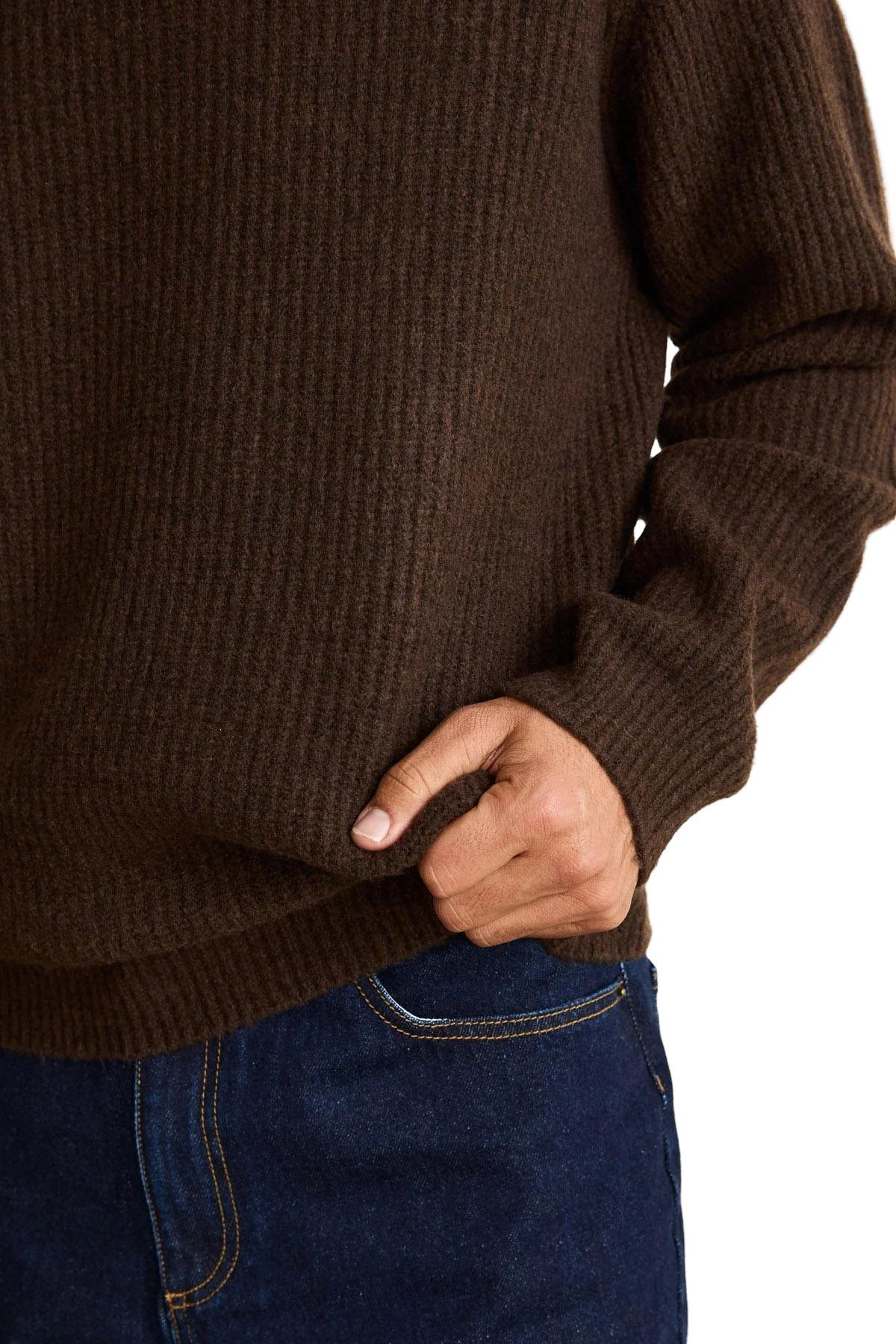 Product gallery image number 5 for product Vintage Waffle Knit Sweater - Men's