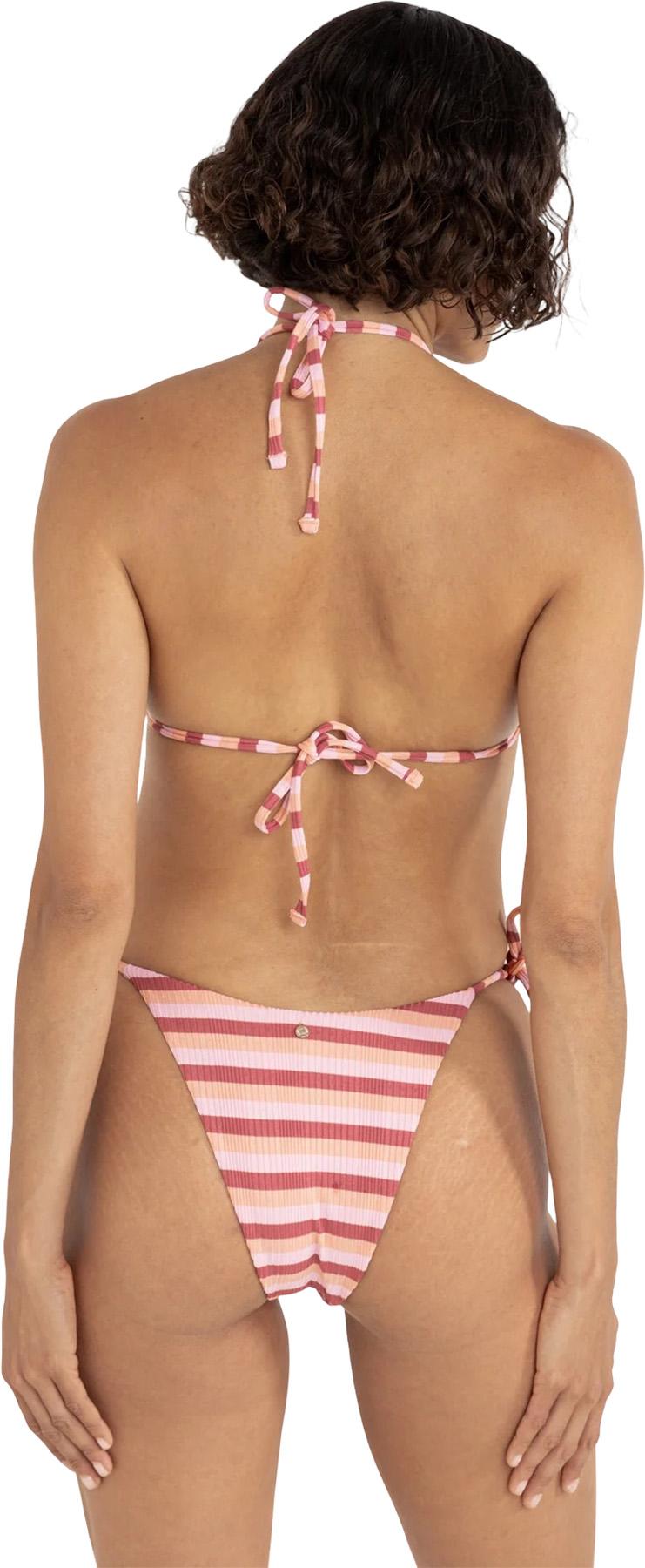 Product gallery image number 2 for product Ibiza Stripe Rib Tie-Side High-Cut Bikini Bottom - Women's