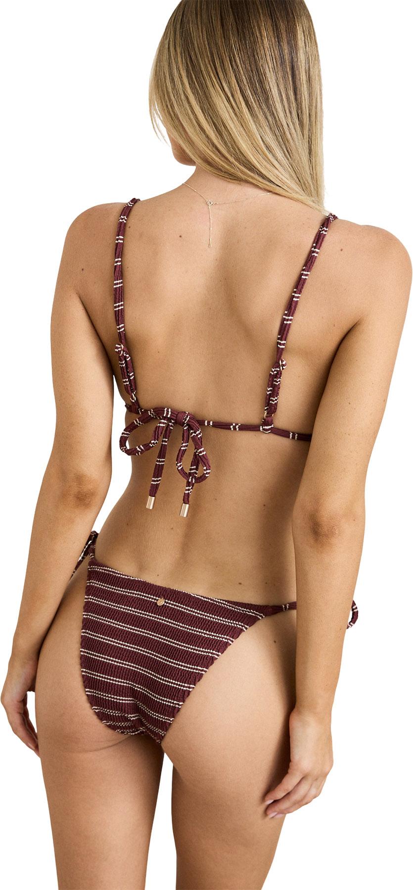Product gallery image number 3 for product Sol Stripe Tie Side Hi Cut Bikini Bottom - Women's