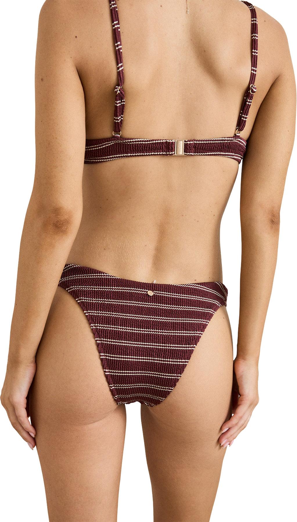 Product gallery image number 2 for product Sol Stripe Hi Cut Bikini Bottom - Women's