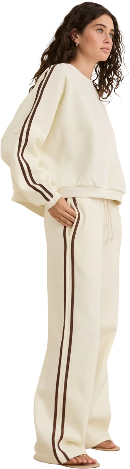 Product gallery image number 5 for product Pantalon de survêtement contrasté - Femme