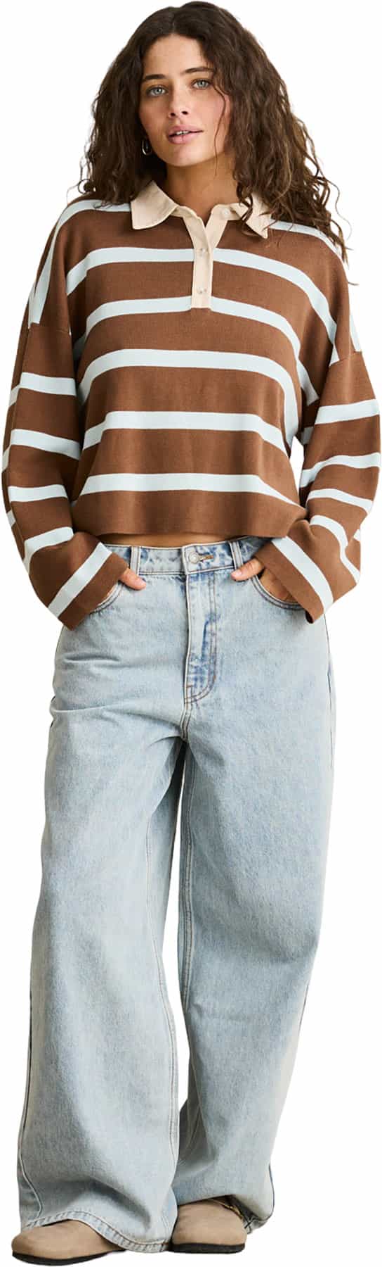 Product image for Rugby Polo Knit Sweater - Women's