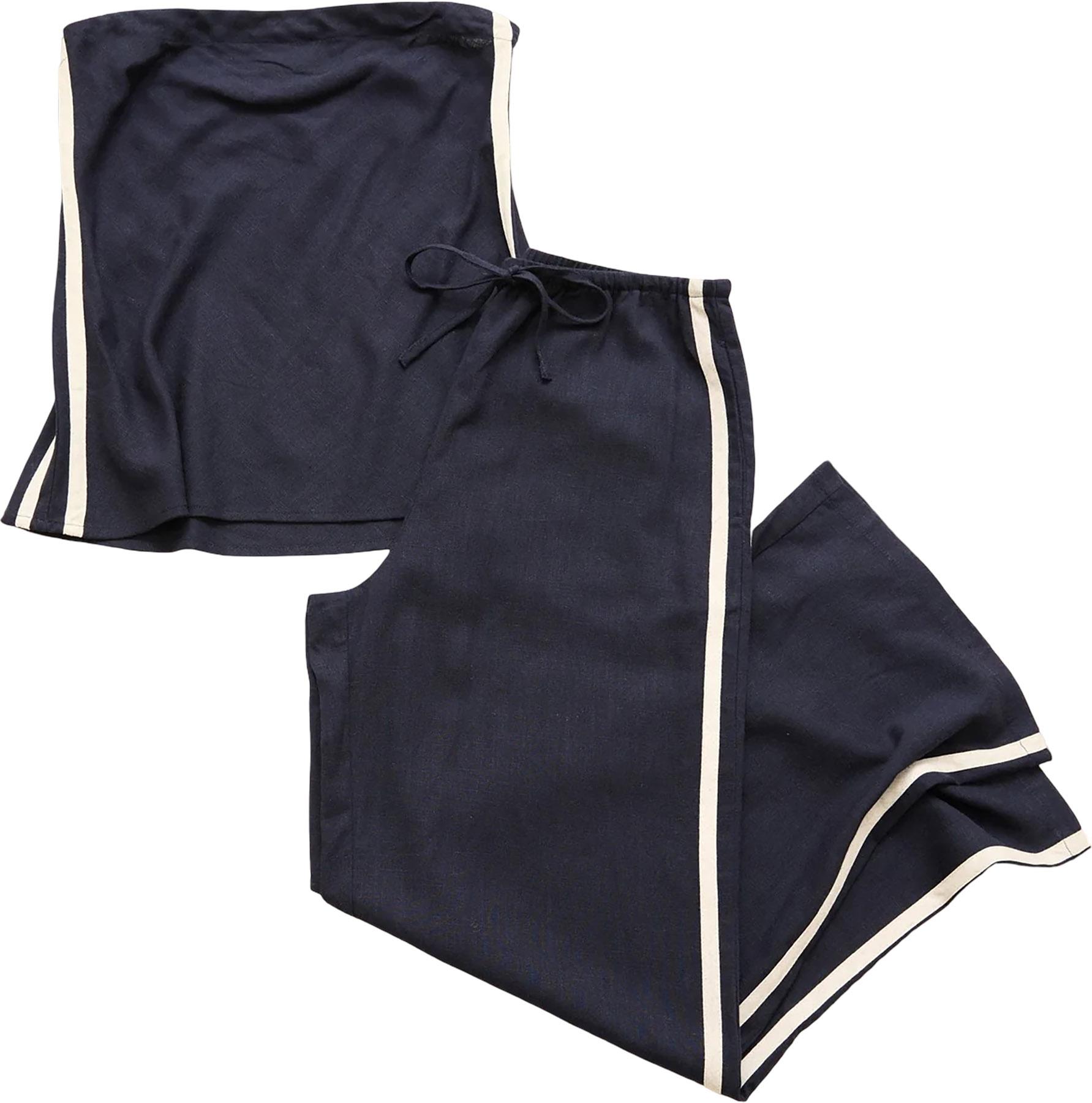 Product gallery image number 3 for product Contrast Linen Strapless Top - Women's