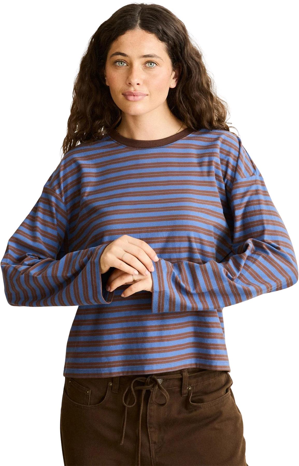 Product gallery image number 6 for product T-shirt rayé à manches longues Porto - Femme