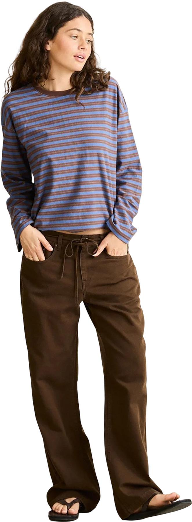 Product gallery image number 3 for product T-shirt rayé à manches longues Porto - Femme