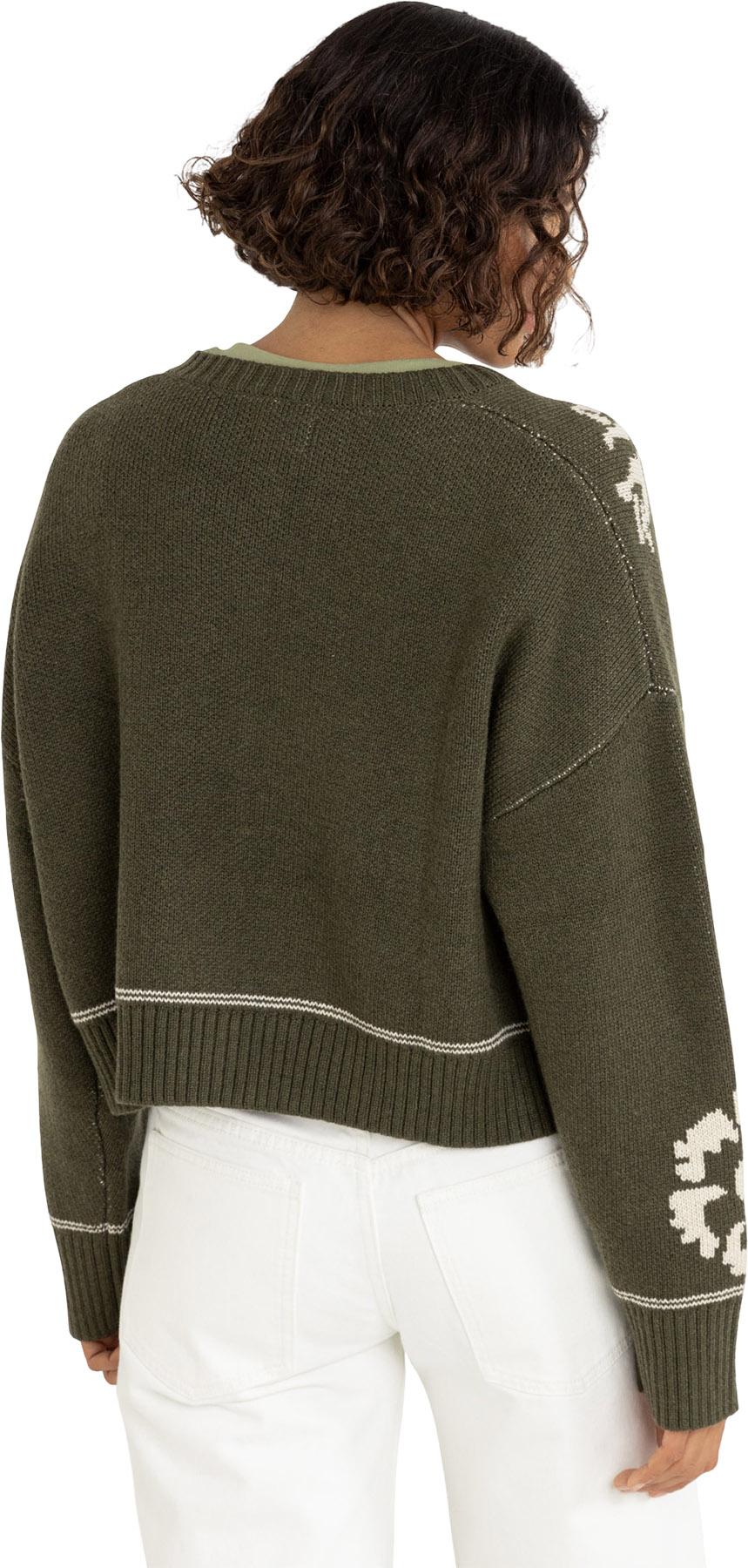 Product gallery image number 4 for product Antique Floral Crop Cardigan - Women's