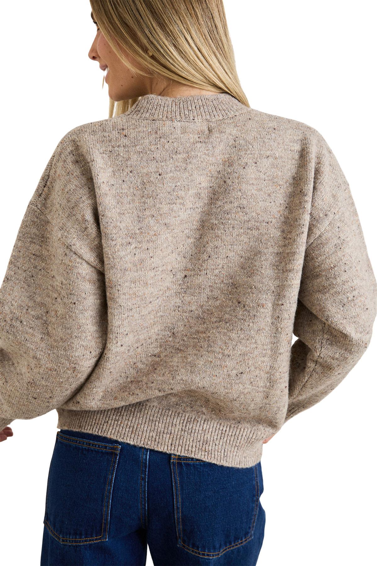 Product gallery image number 4 for product Rumi Speckle Knit Sweater - Women's