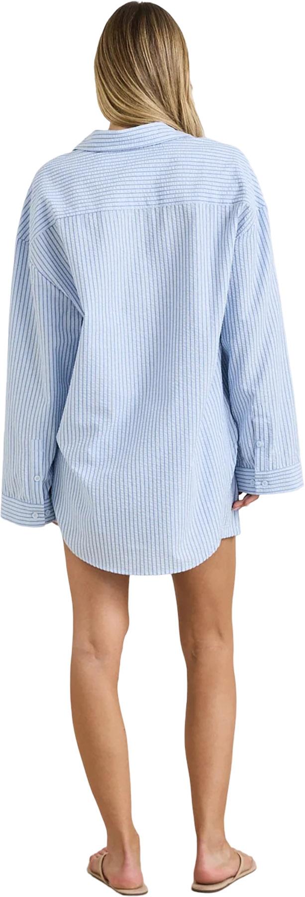 Product gallery image number 2 for product Chemise à rayures Overswim - Femme