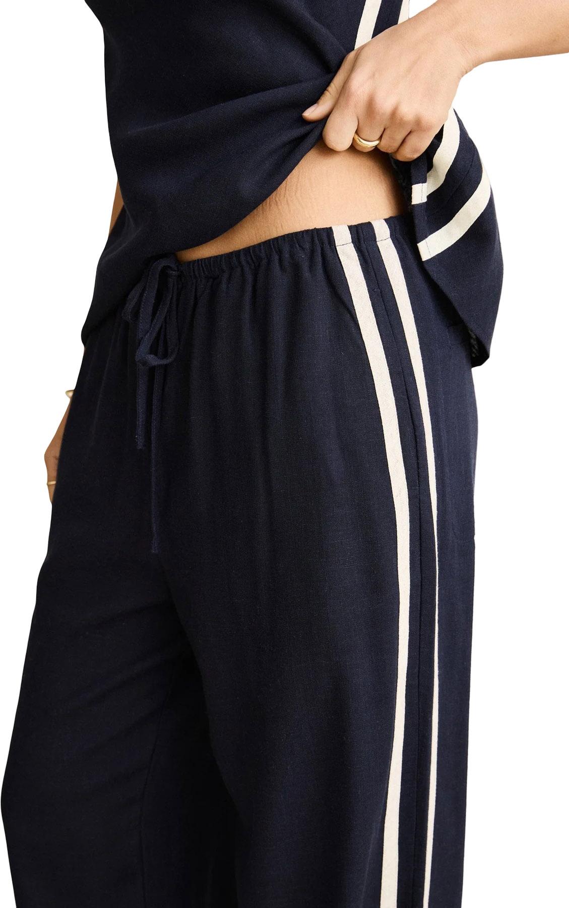 Product gallery image number 2 for product Contrast Linen Track Pant - Women's