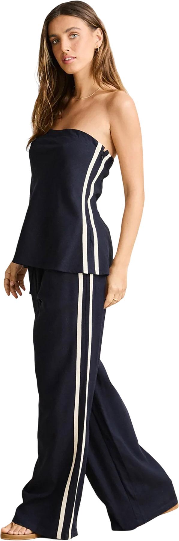 Product gallery image number 3 for product Contrast Linen Track Pant - Women's