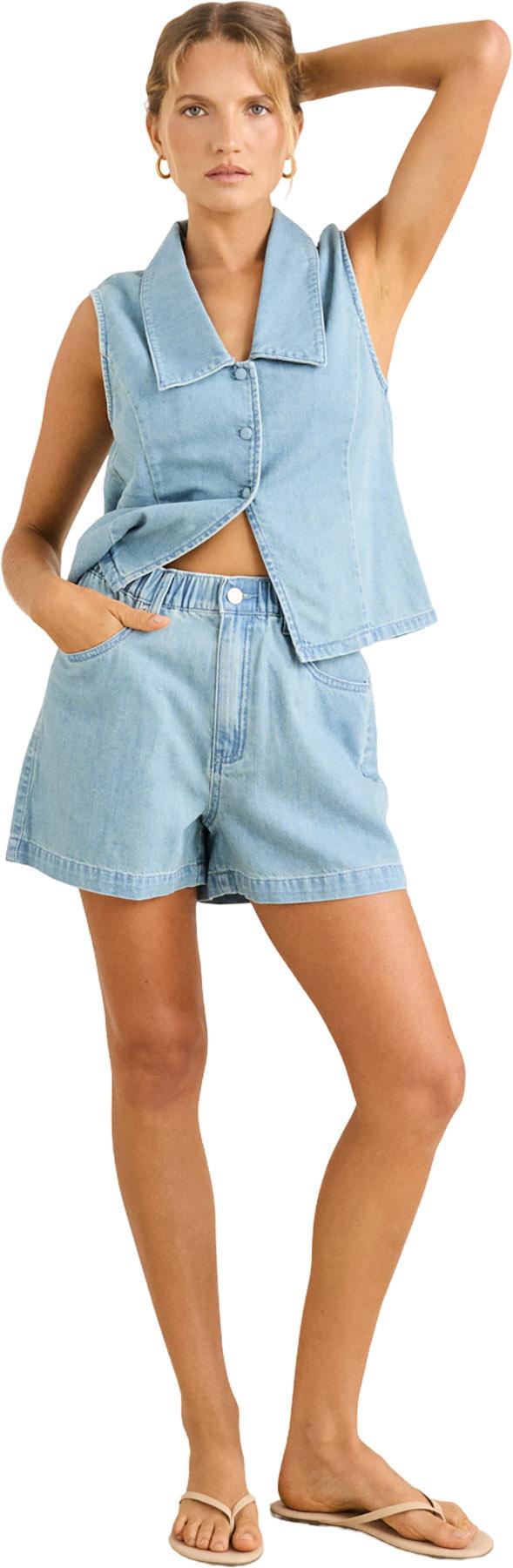 Product gallery image number 2 for product Romy High Rise Denim Shorts - Women's