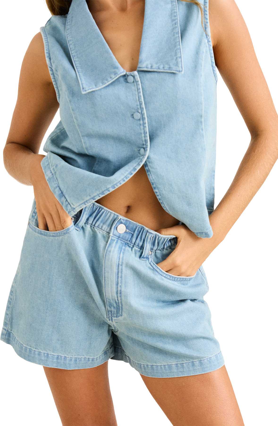 Product image for Romy High Rise Denim Shorts - Women's