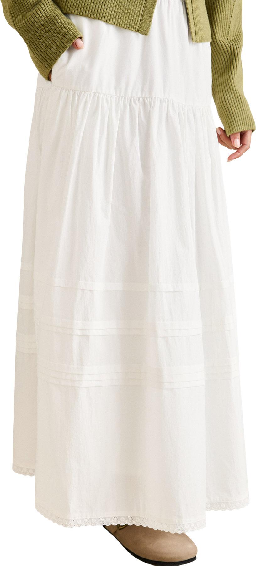 Product gallery image number 4 for product Solene Ruffle Midi Skirt - Women's