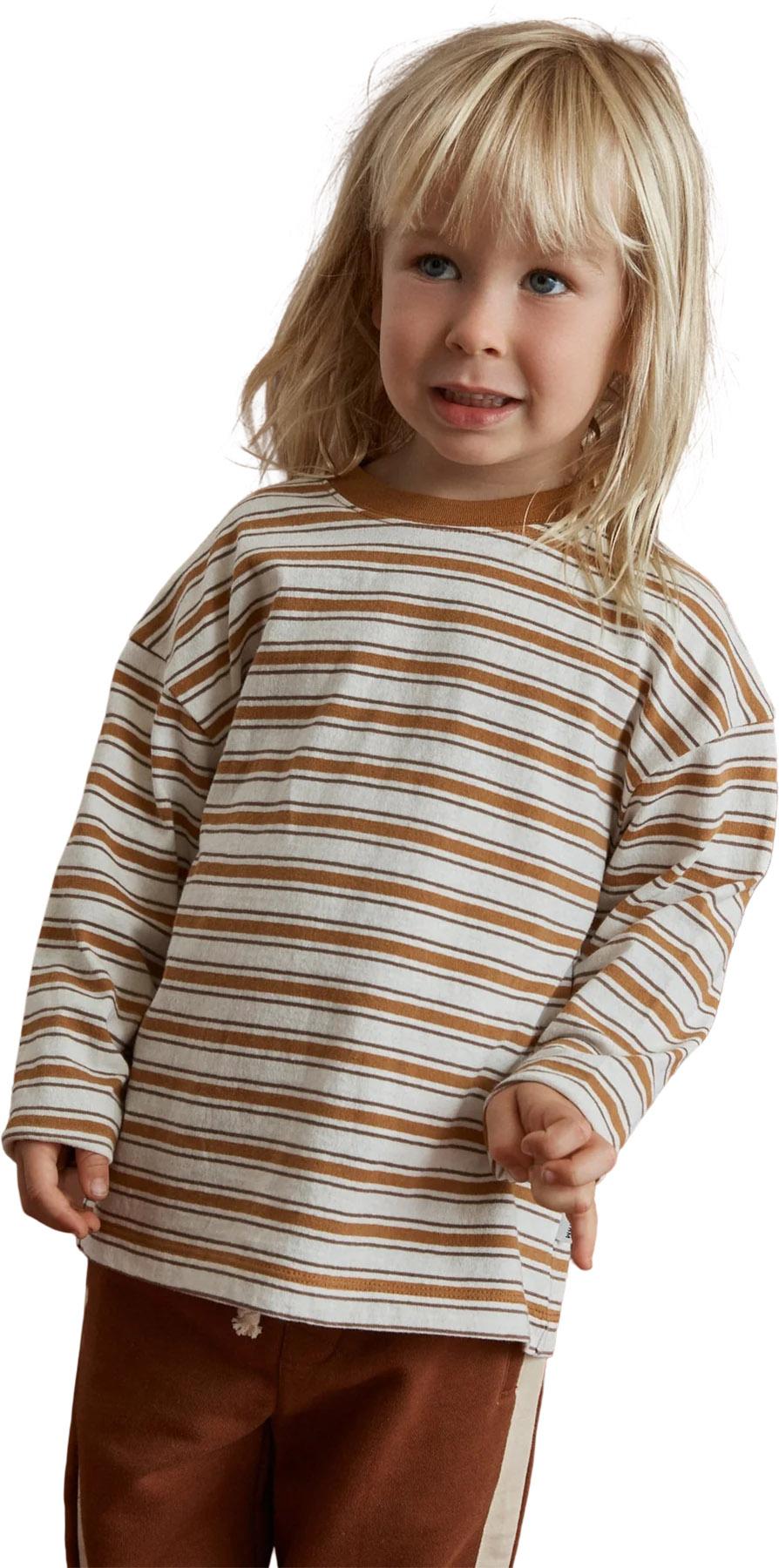 Product gallery image number 4 for product T-shirt à manches longues avec rayures rétro - Enfant