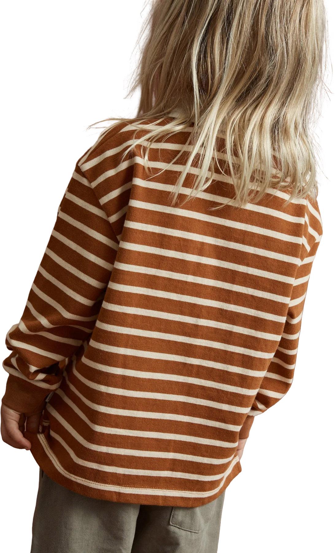 Product gallery image number 4 for product Stripe Long Sleeve Rugby Polo - Kids