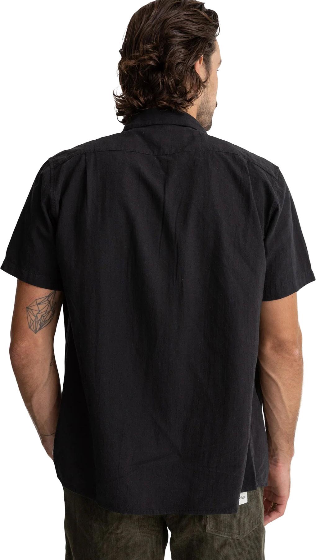 Product gallery image number 4 for product Classic Linen Short Sleeve Shirt - Men's