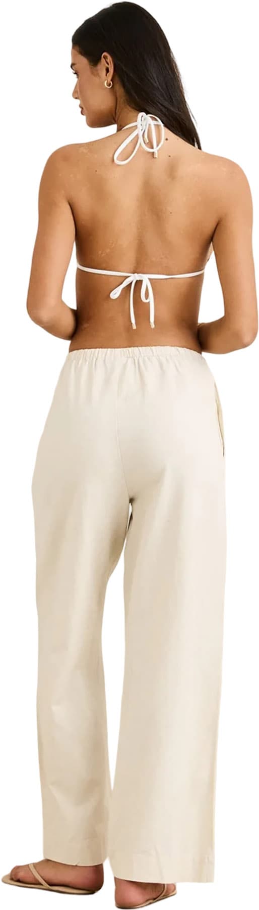 Product gallery image number 2 for product Pantalon à cordon de serrage classique - Femme