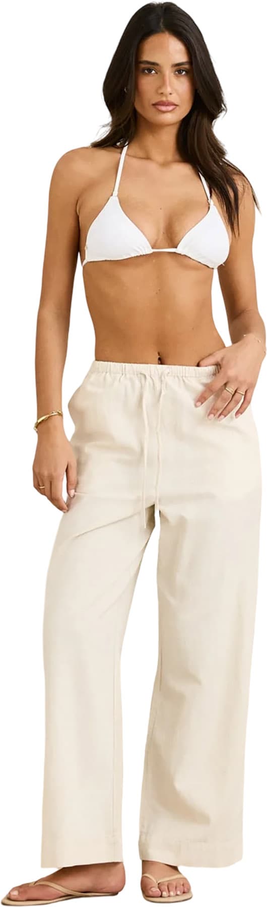 Product image for Pantalon à cordon de serrage classique - Femme