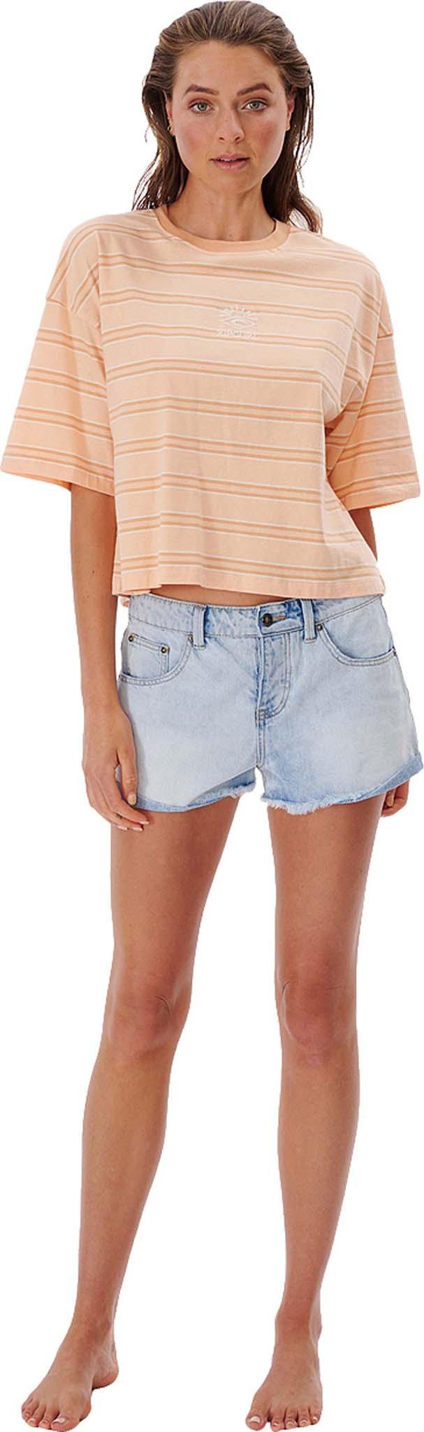 Product gallery image number 4 for product Waves Heritage Crop Tee - Women's