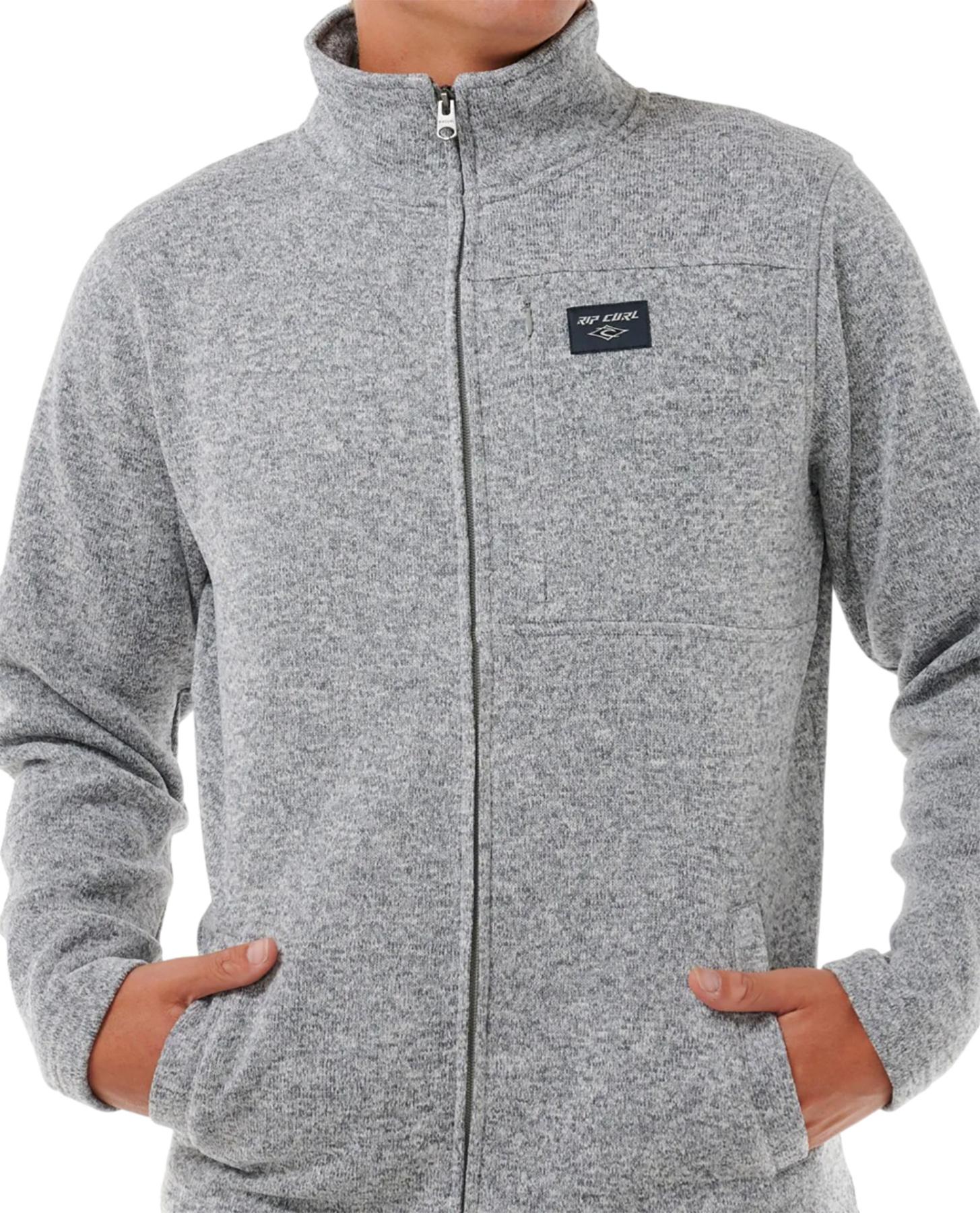 Product gallery image number 3 for product Crescent Zip Through Sweatshirt - Men's