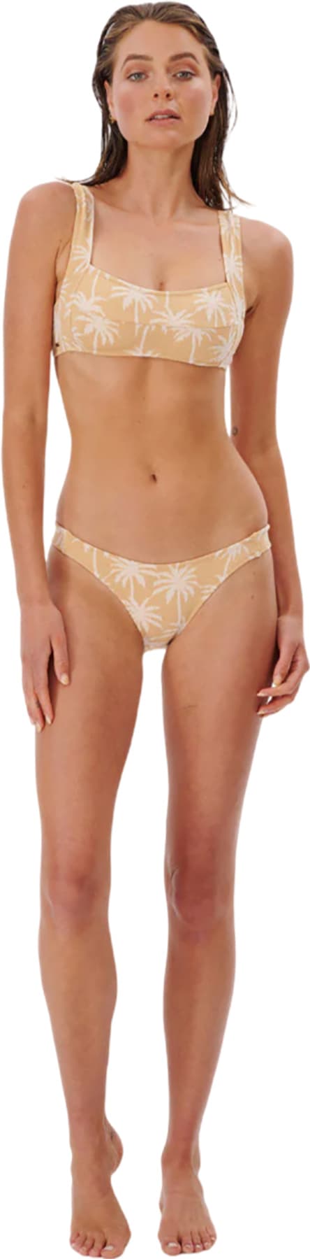Numéro de l'image de la galerie de produits 1 pour le produit Bas de bikini effronté à bandes Surf Palms - Femme